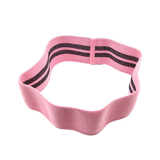 Non-slip Resistance Band For Leg And Butt，Home Fitness Workout Accessories (Pink)