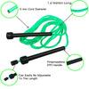 PVC Lightweight Jump Ropes for Cardio Fitness (Color：Black)